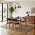 Conjunto Mesa Retangular Ripada Liz 120x80 com 4 Cadeiras em Linho Grafite - Imagem 7