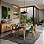 Conjunto Mesa Retangular Ripada Liz 120x80 com 4 Cadeiras em Linho Verde - Imagem 7