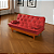 Sofá Cama Courino Vermelho Reclinável Caribe 3 Posições - Imagem 4