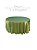 Mesa Pranchão 150 cm com toalha Verde Musgo - Imagem 1