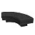 Banco Futon Curvo - Preto - Imagem 1