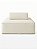 Sofá Modular Migui Bouclé Off White - Imagem 1