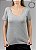 Camiseta Regular Comfy Algodão Egípcio Decote V - Imagem 9