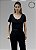 Camiseta Regular Comfy Algodão Egípcio Decote V - Imagem 3