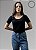 Camiseta Regular Comfy Algodão Egípcio Decote V - Imagem 6