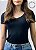 Blusa Slim Soft Touch Decote V - Imagem 4