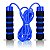 Corda de Pular Com Rolamento Treino Funcional Academia Exercicios Jump Rope Premium Azul - Imagem 2