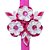 Faixa Com Meia De Seda P/ Bebê - Kanzashi - Modelo Beauty. - Imagem 2
