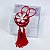 Presilha japonesa p/ cabelo de flor Kanzashi. Modelo Rinah. - Imagem 4