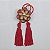 Presilha japonesa p/ cabelo de flor Kanzashi. Modelo Rinah. - Imagem 5