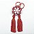 Presilha japonesa p/ cabelo de flor Kanzashi. Modelo Rinah. - Imagem 2