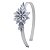 Tiara Floral - Kanzashi Em Flor De Cetim - Mod Azaléia. - Imagem 4