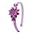 Tiara Floral - Kanzashi Em Flor De Cetim - Mod Azaléia. - Imagem 7