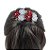 Pente para cabelo floral, estilo japonesa em fita - Kanzashi - Modelo Hinata - Imagem 2