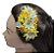 Pente para cabelo, estilo japonês - Kanzashi. Modelo Kimi. - Imagem 1