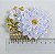 Pente para cabelo, estilo japonês - Kanzashi. Modelo Hana. - Imagem 5