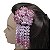Presilha japonesa p/ cabelo de flor Kanzashi. Modelo Emy. - Imagem 1