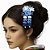 Prendedor Presilha Cabelo Estilo Oriental Floral Luxo Sandy - Imagem 11