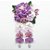 Prendedor Presilha Cabelo Estilo Oriental Floral Luxo Sandy - Imagem 16