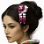 Prendedor Presilha Cabelo Estilo Oriental Floral Luxo Sandy - Imagem 19