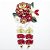 Prendedor Presilha Cabelo Estilo Oriental Floral Luxo Sandy - Imagem 2