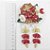 Prendedor Presilha Cabelo Estilo Oriental Floral Luxo Sandy - Imagem 4