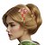 Presilha Leque Prendedor Cabelo Oriental Floral Luxo Lana G - Imagem 2