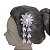 Presilha de flor Kanzashi - Modelo Marghy - Imagem 1
