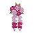 Kanzashi - Flor de cetim p/ cabelo - Modelo Mini Sakura - Imagem 2