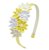 Tiara kanzashi infantil - Modelo Sixflo. - Imagem 8