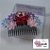 Pente para cabelo - Kanzashi. Modelo Iris. - Imagem 4