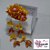 Presilha em flor de Kanzashi. Modelo Gérbera - Imagem 9