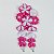 Presilha japonesa em flor de fita - Kanzashi - Modelo Mini New Sakura - Imagem 7