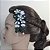 Presilha japonesa em flor de fita - Kanzashi - Modelo Mini New Sakura - Imagem 1