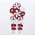Presilha japonesa em flor de fita - Kanzashi - Modelo Mini New Sakura - Imagem 10