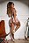 CONJUNTO EM TULE E RENDA COM SAINHA TRANCADA -- SENSUALIDADE E SOFISTICACAO - 842 - Imagem 2