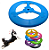 Brinquedo Cães Disco Voador Frisbee                                                                                  REF 8449 - Imagem 1