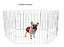 Cercado Modular Galvanizado com Mola Hexagonal para Animais (P) - 6 Peças Pet Ferri. - Imagem 1