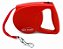 Guia Retrátil Pet Flex Premium Vermelha -Corda 4 metros - até 20kg  - Cor Vermelha - Imagem 2