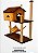 Brinquedo para Gatos Arranhador Casa com rede - Imagem 1
