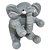 Travesseiro Almofada Elefante Cinza - Imagem 1