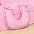 Almofada Amamentação Rosa com Poá Branco - Imagem 1