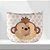 Travesseiro para Bebê Anatômico Anti Refluxo Macaco - Imagem 1