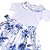 Conjunto Bebê Feminino Camiseta Manga Curta e Saia Floral Azul - Imagem 4