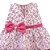 Vestido de Bebê Manga Curta Floral Rosa - Imagem 2