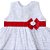 Vestido de Bebê Manga Curta Maria Branco - Imagem 2