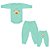 Conjunto Bebê Masculino Camiseta Manga Longa e Calça Ursinho Realeza - Imagem 1