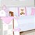 Kit Cama Babá Ursa Cupcake Rosa - Imagem 3