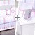 Combo Kit Berço + Almofada Amamentação Com A Inicial Do Bebê Rosa - Imagem 1