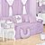 Combo Kit Berço + Kit Cama Babá Princesinha Lilás - Imagem 3